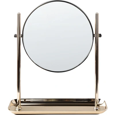 Afbeelding van Beliani FINISTERE Make up spiegel Goud IJzer