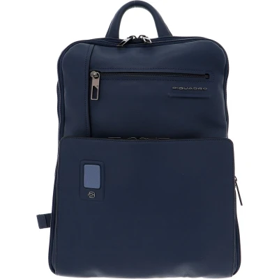 Afbeelding van PIQUADRO Laptop Rugzak met laptopvak Akron Computer Backpack Blu Blauw