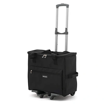 Afbeelding van Hobby Gift Tas met wieltjes voor naaimachines, zwart