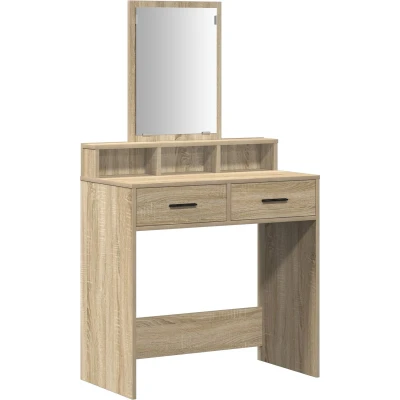 Afbeelding van vidaXL Sonoma eiken Spaanplaat met fineer 79 x 41 140 cm
