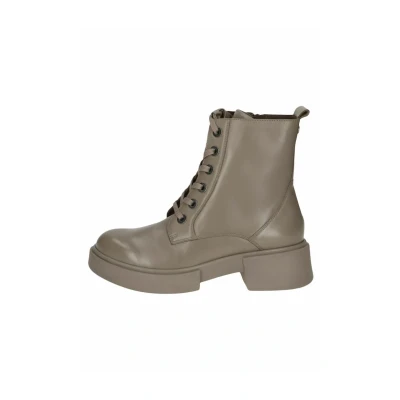 Afbeelding van Caprice Veterboots, Dames, Maat: 39, Taupe nappa Leer
