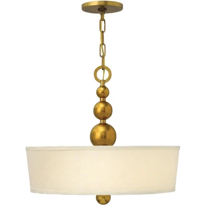 Afbeelding van Hinkley LED Pendelarmatuur Zelda 3X E27 Max 60W Dimbaar Vintage Brass