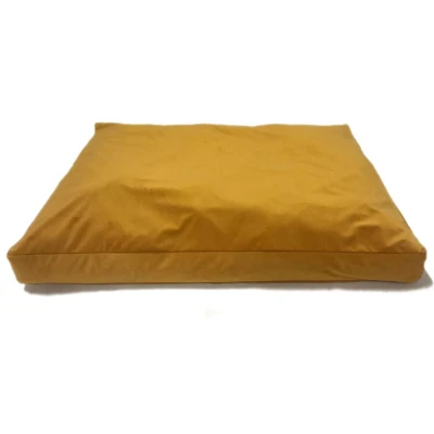 Afbeelding van Hondenkussen Royal Velvet Ocre Geel 150x100x10 cm