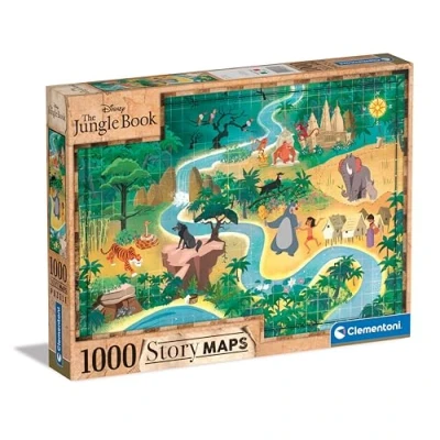 Afbeelding van Puzzel Clementoni The jungle book 1000 Onderdelen