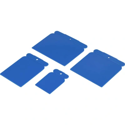 Afbeelding van Basetech BT 1882846 Blauwe kunststof wandkrabber 4 delig