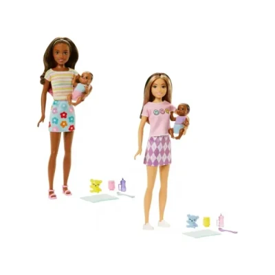 Afbeelding van Barbie Skipper Babysitter Speelset &amp; Baby