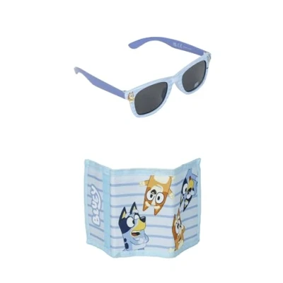 Afbeelding van Sunglasses and Wallet Set Bluey Blauw