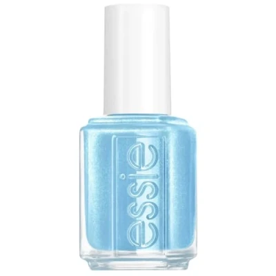 Afbeelding van essie winter 2023 limited edition 941 temperature check blauw glanzende met glinsterende nagellak 13,5ml