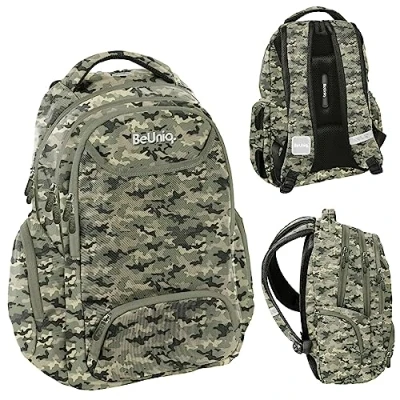 Afbeelding van BeUniq Rugzak, Camouflage 40 x 30 18 cm Polyester