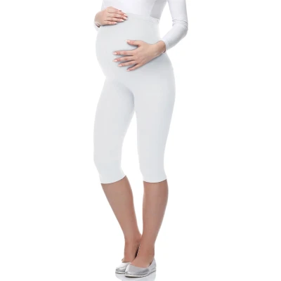 Afbeelding van Be Mammy Legging 3/4 zwangerschap sport 03, Wit.