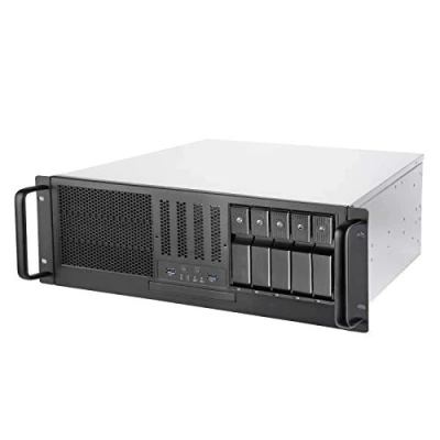 Afbeelding van SilverStone Technology SST RM41 H08 4U rack gemonteerd serverchassis, ondersteunt tot SSI CEB M/B en ATX (PS2) / redundante mini voeding, 28021