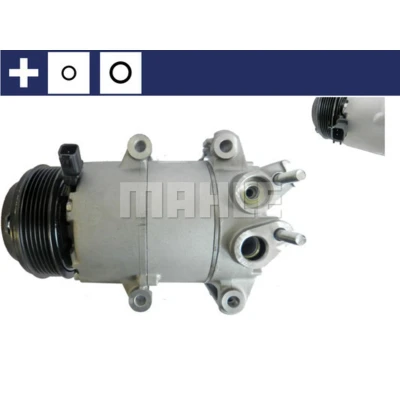 Afbeelding van MAHLE ORIGINAL ACP 1185 000S AC Compressor 7VS16ic 12 PAG 46 YF R 1234yf, 134a Met afdichtring FORD: FOCUS 3, 3 Turnier