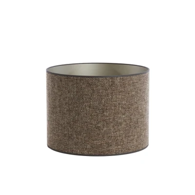 Afbeelding van Light &amp; Living Kap cilinder 40 30 cm SAVERNA donker bruin