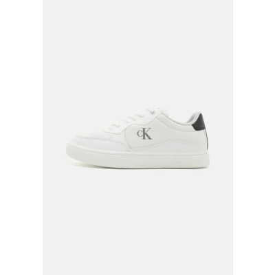 Afbeelding van Calvin Klein Jeans Classic Cupsole TECH Sneakers laag, Heren, Maat: 40, Bright white/black Imitatieleer/ textiel