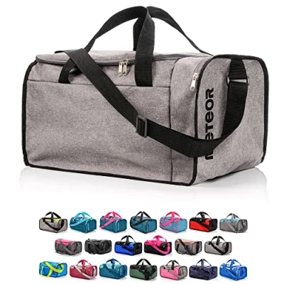 Afbeelding van Sporttas voor dames, heren, kinderen, meisjes, tas, reistas, duffel, modern, fitness, fleece, vakantie, schoudertas, werk, kleine of grote sporttas, 20 40 liter