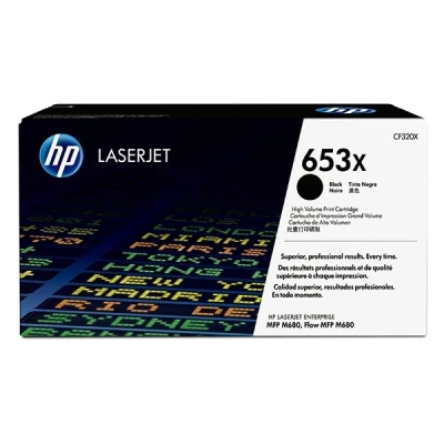 Image de HP 653X à rendement élevé noir originale LaserJet cartouche de toner (CF320X)