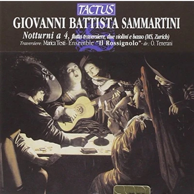 Afbeelding van Ottaviano Tenerani Il Rossignolo Sammartini: Notturni A 4, Flutta Tr (CD)