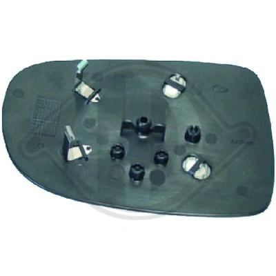 Afbeelding van DIEDERICHS 1813226 Spiegelglas rechts OPEL: Corsa C Hatchback