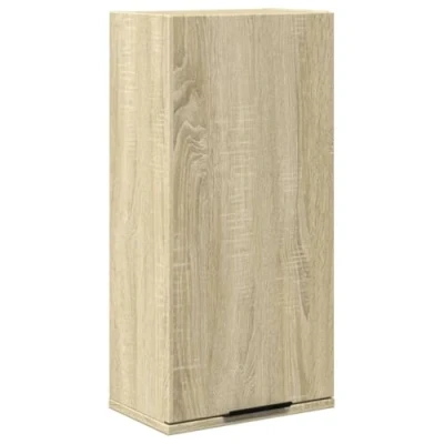 Afbeelding van Badkamerkast wandgemonteerd 32x20x67 cm sonoma eikenkleurig