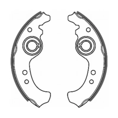 Afbeelding van ABE C0F001ABE Remschoenen Achteras 185 31 FIAT: 126, Seicento / 600 Hatchback, Panda I Hatchback