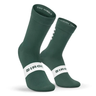 Afbeelding van SIROKO Fietssokken S1 Green Alpe d&#039;Huez, Leger Groen