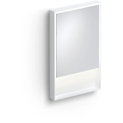 Afbeelding van Clou Look at Me spiegel 50cm LED verlichting IP44 mat wit