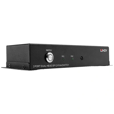 Afbeelding van LINDY KVM Umschalter switch DisplayPort Afstandsbediening 3840 x 2160 Pixel