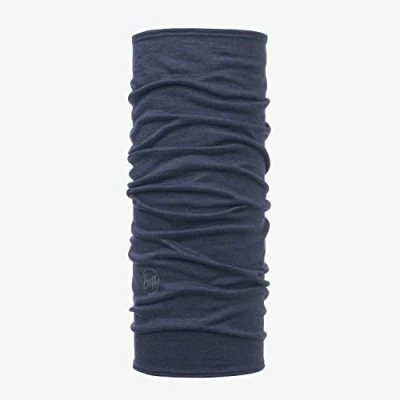 Afbeelding van Buff Merino Lightweight Multifunctionele sjaal voor kinderen, effen denim