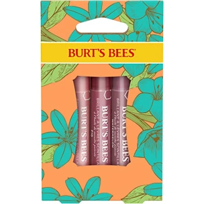 Afbeelding van BURT&#039;S BEES Petal Kisses LIP Shimmer TRIO Lippenbalsem, Dames, Maat: 6 g,