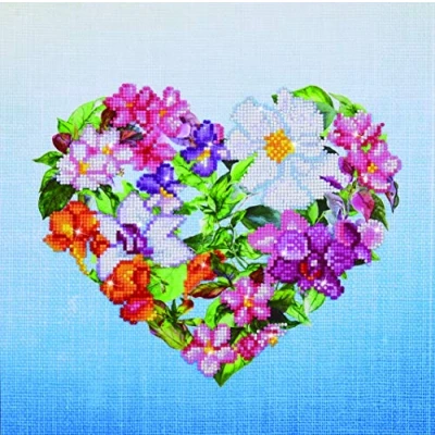Afbeelding van Diamond Dotz 37 x 37cm Flower Heart