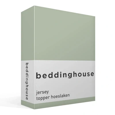Afbeelding van Beddinghouse Topper Hoeslaken Jersey Green 160 x 200/220
