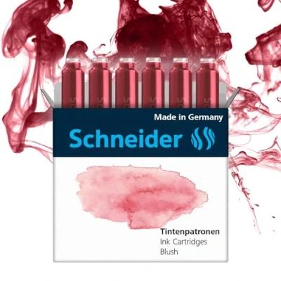 Afbeelding van Schneider inktpatronen pastel Blush doos 6 stuks S 166136