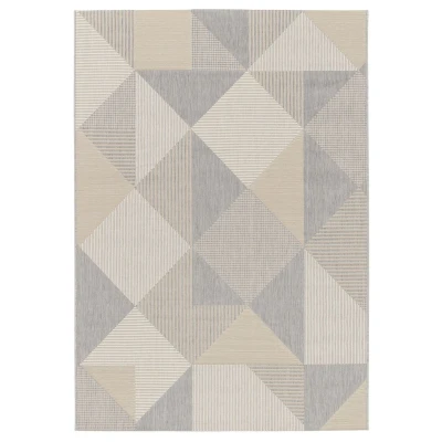 Afbeelding van Buitenkleed Ruiten Verdance Mesa Grijs/beige 200x290 Cm