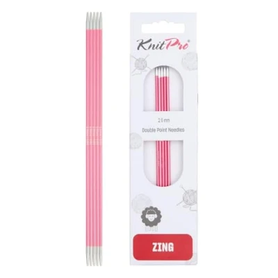 Afbeelding van KnitPro Zing Sokkennaalden 20 cm 2.00 mm