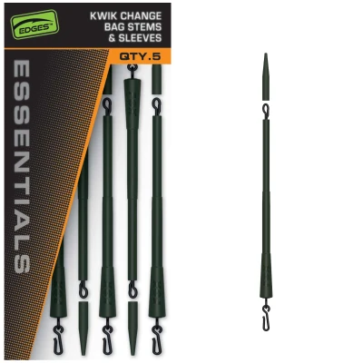 Afbeelding van Fox Edges Kwik Change Bag Stems + Sleeves (5pcs)