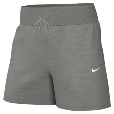 Afbeelding van Nike Sportswear Phoenix Fleece PANT Trainingsbroek, Dames, Maat: M Short, Grey