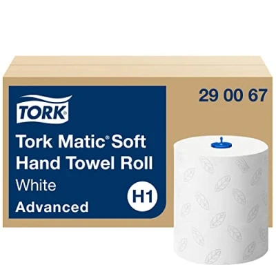 Afbeelding van Tork Matic papieren handdoeken (Wit, EU Ecolabel SE/04/01, H1)