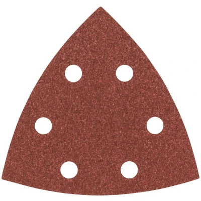 Afbeelding van Bosch Accessories 2609256A51 Deltaschuurpapier Met klittenband, Geperforeerd Korrelgrootte 120 Hoekmaat 93 mm 5 stuk(s)