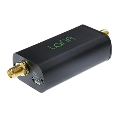 Afbeelding van LaNA Zeer Laag Noise Amplifier Module (LNA) voor RF Radio en Software (SDR) met Behuizing Accessoires. Breedband Frequentiecapaciteit 20MHz 4000MHz Voedingsopties