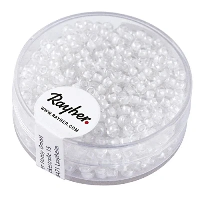 Image de Perle Rocaille Blanc Arktis Lustrée Ø 2,6 mm 17 g