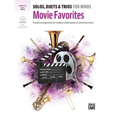 Afbeelding van Solos, Duets &amp; Trios for Winds Movie Favorites