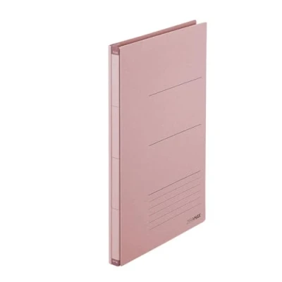 Afbeelding van PLUS Japan Zero Max ruimtebesparende binder, groot formaat A4 in roze, uitbreidbaar tot 10 cm, voor 800 vellen