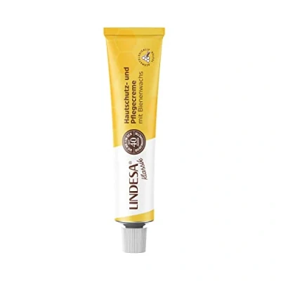 Afbeelding van Lindesa Bijenwas verzorgende crème Handcrème, huidbeschermende crème, handverzorging metalen tube 50 ml (1)
