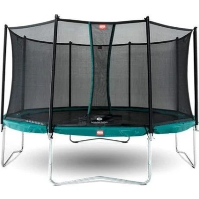 Afbeelding van BERG Trampoline Favorit Regular Groen Ø 380 cm Safety Net Comfort