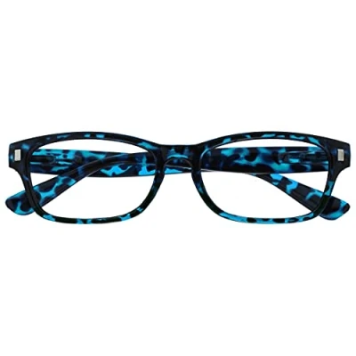 Afbeelding van UV Reader Braun schedel leesbril voor mannen en vrouwen UVR010, schildpad blauw