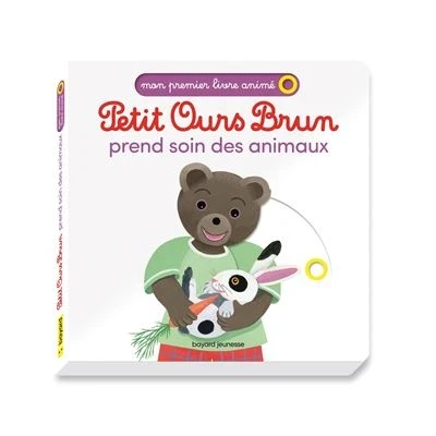 Image de Petit Ours Brun prend soin des animaux Mon premier livre animé