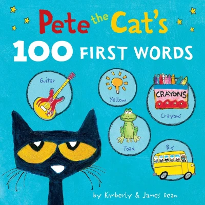Afbeelding van Pete the Cat Cat’s 100 First Words Board Book