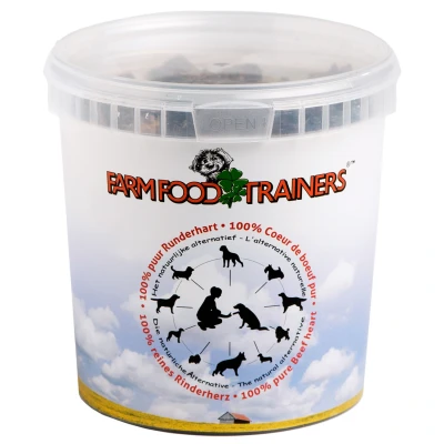 Afbeelding van Farm Food Trainers Runderhart Rund Hondensnacks 333 g