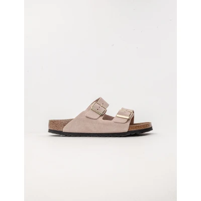 Afbeelding van Birkenstock Muiltjes, Dames, Maat: 36, Rosa antico Veloursleer