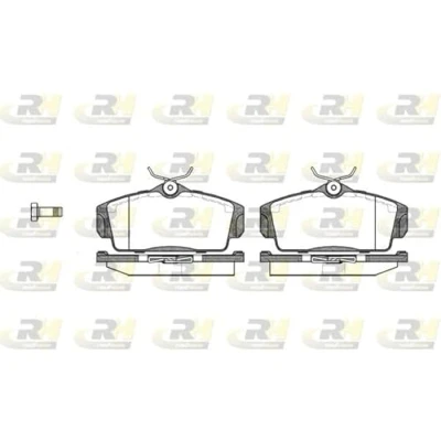 Afbeelding van ROADHOUSE 2704.00 Remblokkenset Vooras Met schroeven, kleeffolie toebehoren, veer